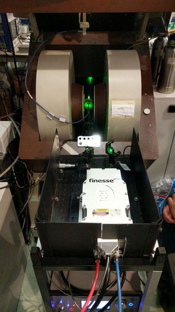 The maser experiment: electromagnet, laser system and control electronics
